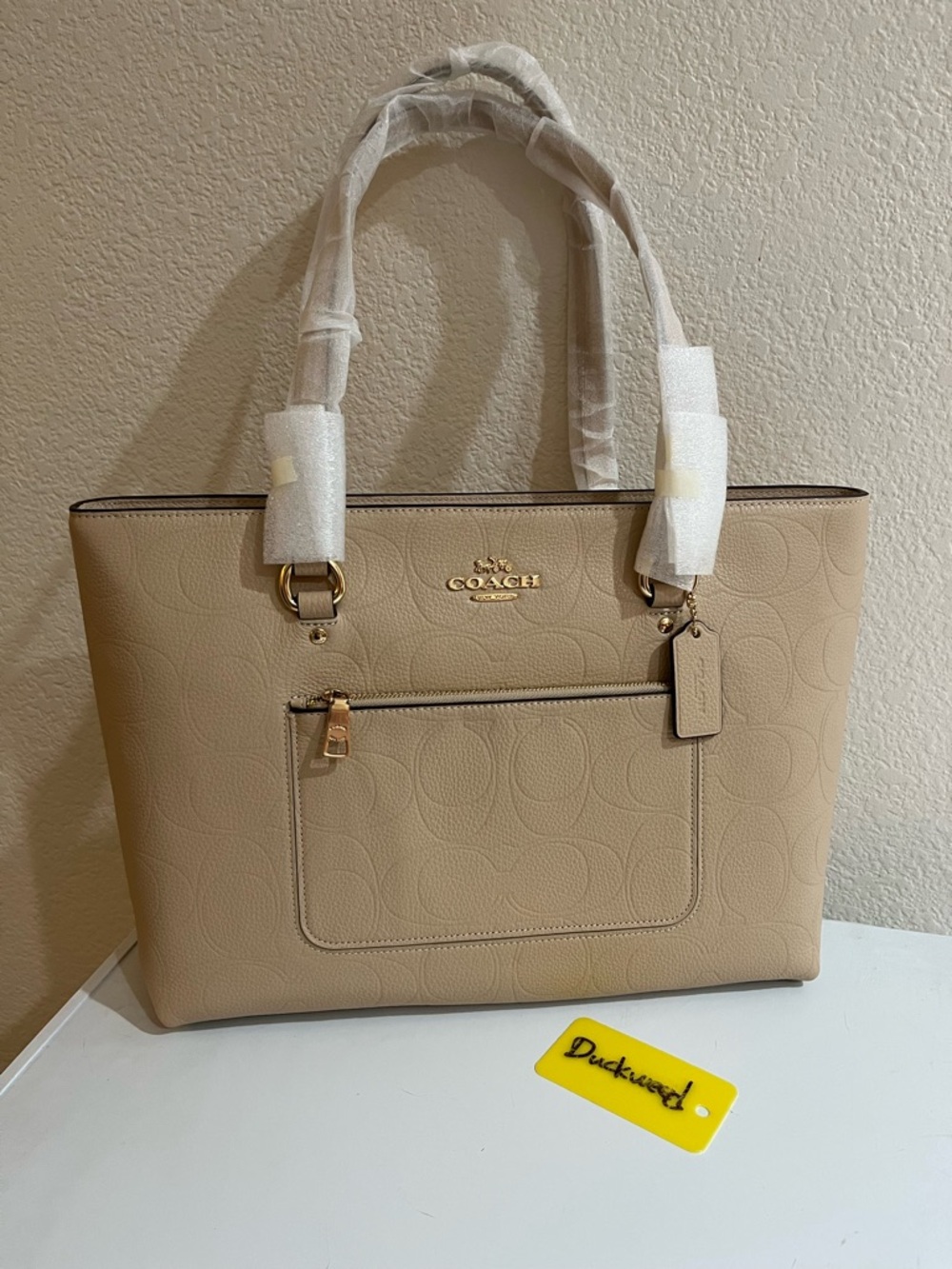 Coach Station Tote Bag In Signature Leather NWT